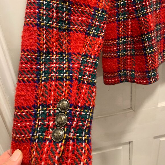 Talbots~ NWT!!~ Holiday Plaid Blazer - Picture 14 of 16